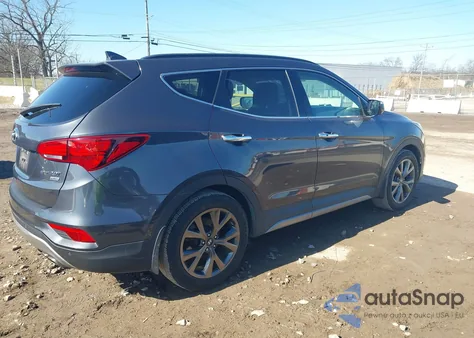 2017 Hyundai Santa Fe Sport 2.0T Ultimate из США, поврежденный, VIN 5XYZW4LA7HG462644